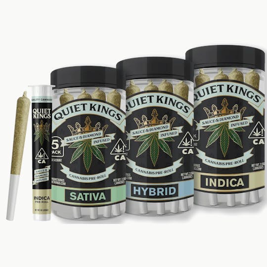 Quiet Kings - Quiet Kings - Orange Gelato 1g Infused Pre Roll - 1