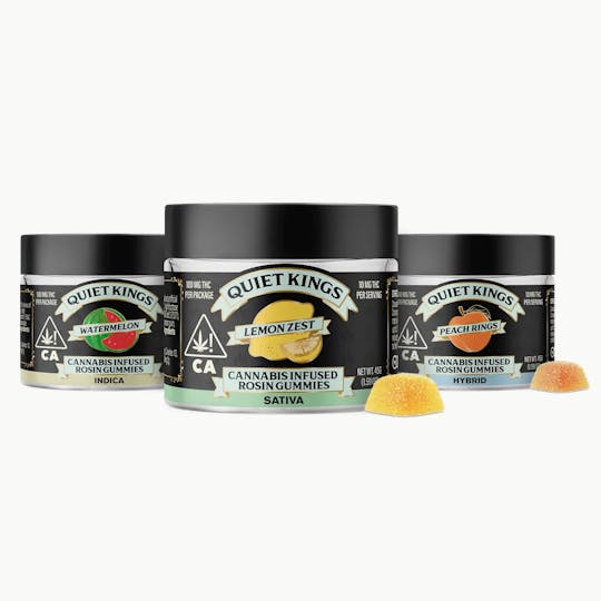 Quiet Kings - Quiet Kings - Blueberry Pancakes Rosin Infused Gummies 100mg - 1