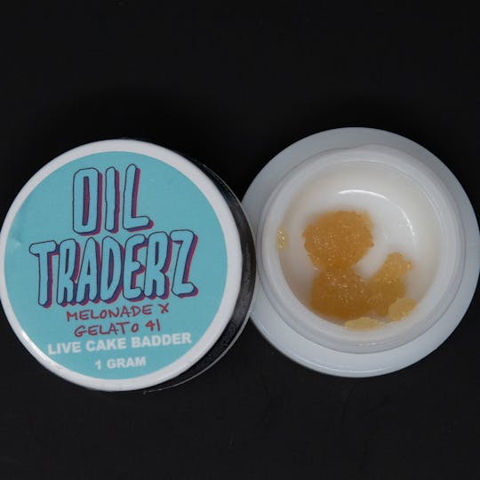 Oil Traderz - 1g Melonade X Gelato 41 Live Cake Badder - Oil Traderz (Hybrid) - 1