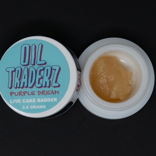 Oil Traderz - 3.5g Purple Dream Live Cake Badder - Oil Traderz (Hybrid) - 1