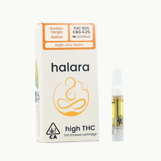 Halara - High THC - Durban Tangie 1G Cartridge - 1