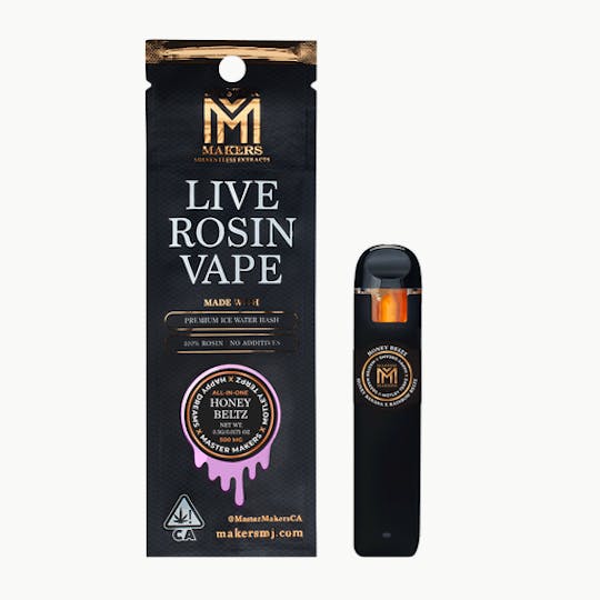 Master Makers - Live Rosin Vape - HONEY BELTZ - Signature Line - 1