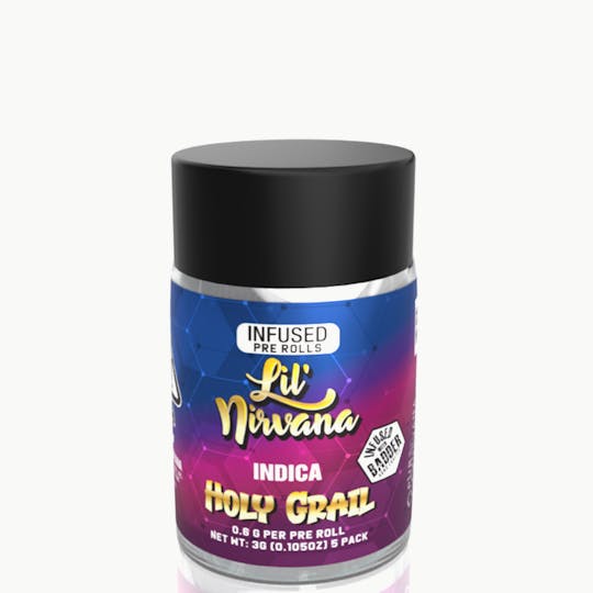 Pure Nirvana - Lil Nirvana Holy Grail Infused Pre-Rolls - Indica 5 Pack - 1