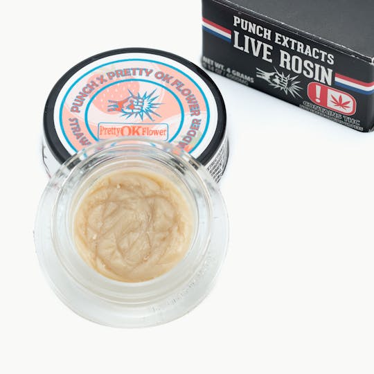 Punch Edibles & Extracts - Strawberry Bubbles Silver Tier Live Rosin Cold Cure Badder (4g) - 1