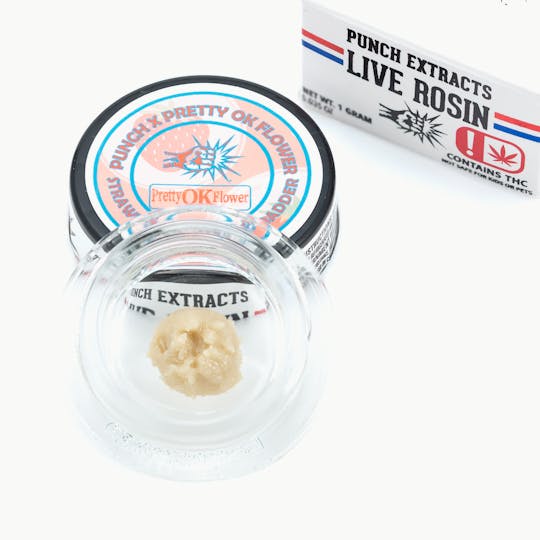 Punch Edibles & Extracts - Strawberry Bubbles Silver Tier Live Rosin Cold Cure Badder (1g) - 1