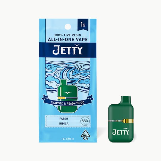 Jetty Extracts - Jetty All-in-One Mini Tank Vape 100% Live Resin 1g Fatso - 1