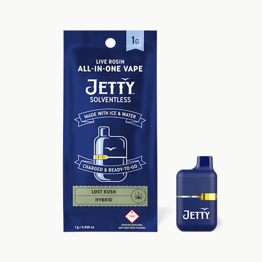 Jetty Extracts - Lost Kush Solventless All-in-One Mini Tank Vape 1g - 1