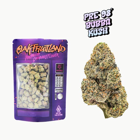 Oakfruitland (OFL) - Pre 98 Bubba Kush Premium Flower 14g - Funsize Series - 1