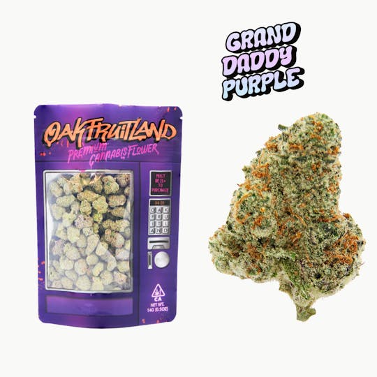 Oakfruitland (OFL) - Grandaddy Purple Premium Flower 14g - Funsize Series - 1