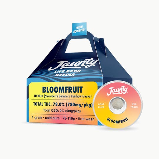 Jaunty - Bloomfruit | Cold Cure | Live Rosin | 1g - 1