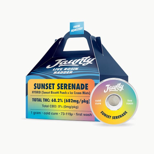 Jaunty - Sunset Serenade | Live Rosin | Cold Cure | 1g - 1