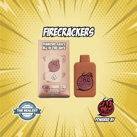 Firecracker by Cali Banger - Cali Banger Vape Strawnana OG - 1.0 G (Live Resin) - 1