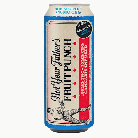 Not Your Father's - FRUIT PUNCH | 16OZ SODA | 100MG THC + 20MG CBG - 1