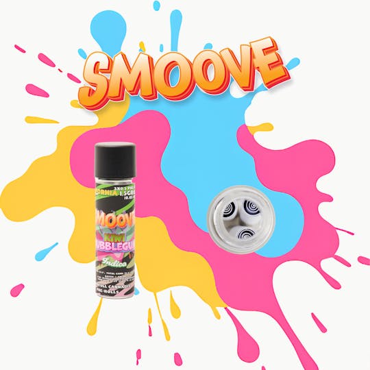 Smoove - Smoove Pre Roll Kiwi Bubblegum 3 x 0.5 - 1.5G - 1
