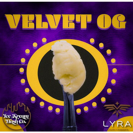 Ice Kream Hash Co. - IKHCO x Lyra | Velvet OG | Live Rosin | 1g - 1