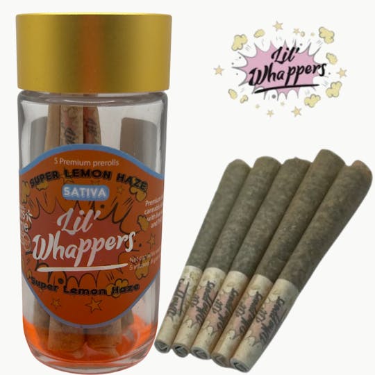 Farmers Reserve - Lil Whappers infused prerolls Super Lemon Haze pack of 5 - 1
