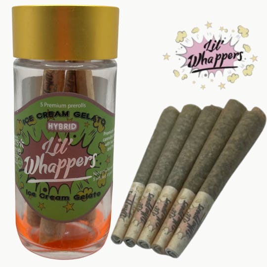 Farmers Reserve - Lil Whappers infused prerolls Ice Cream Gelato pack of 5 - 1