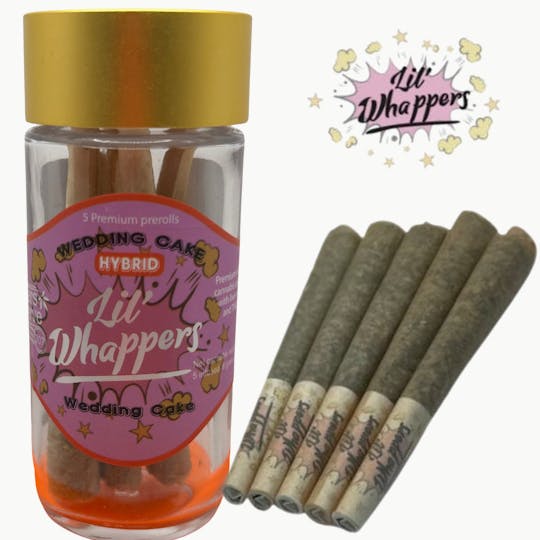 Farmers Reserve - Lil Whappers infused prerolls Wedding Cake pack of 5 - 1