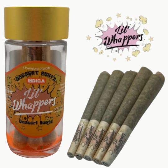 Farmers Reserve - Lil Whappers infused prerolls Dessert Runtz pack of 5 - 1