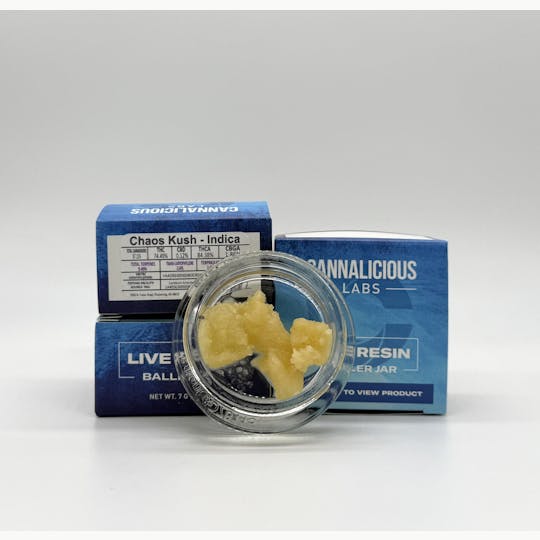 Cannalicious Labs - Chaos Kush Live Resin - Hybrid - 1