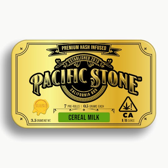 Pacific Stone - Cereal Milk Hybrid Hash Infused Pre-Rolls 7pk (3.5g) - 1