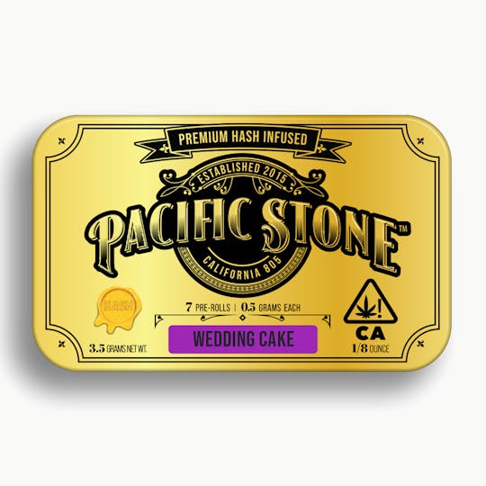 Pacific Stone - Wedding Cake Indica Hash Infused Pre-Rolls 7pk (3.5g) - 1