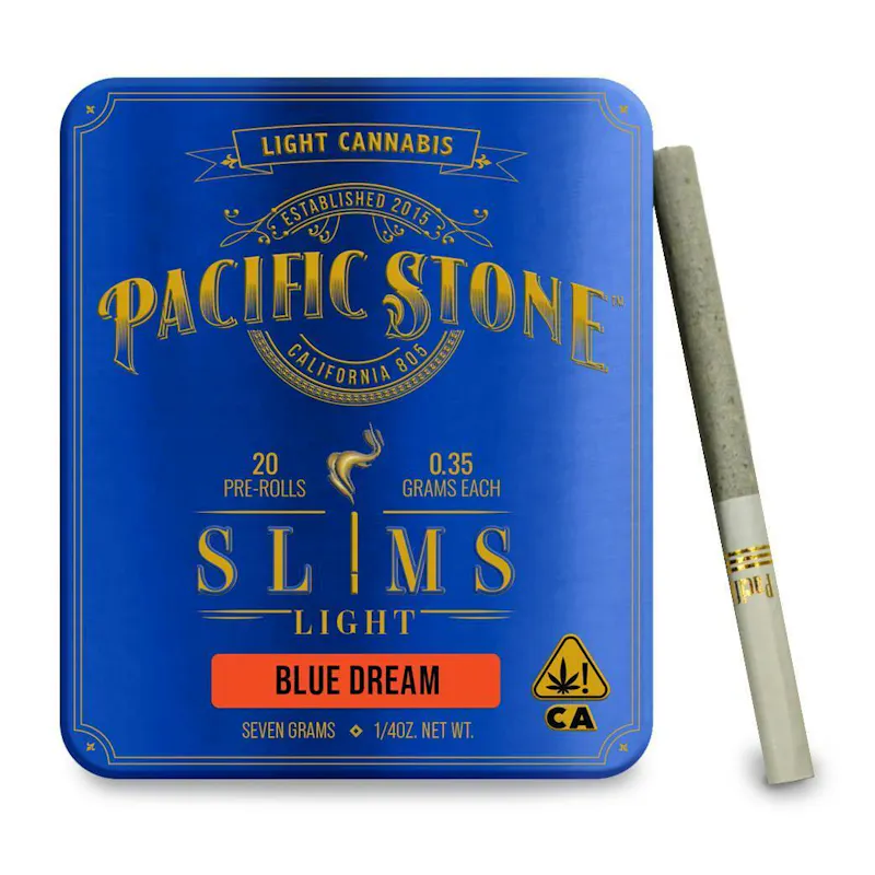 Pacific Stone Slims Light Blue Dream Minis 0.35g each 20pk pre-roll