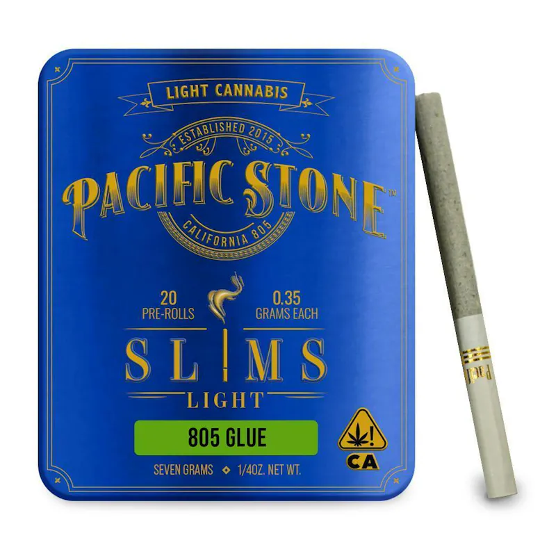 Pacific Stone Slims Light 805 Glue Minis 0.35g each 20pk pre-roll
