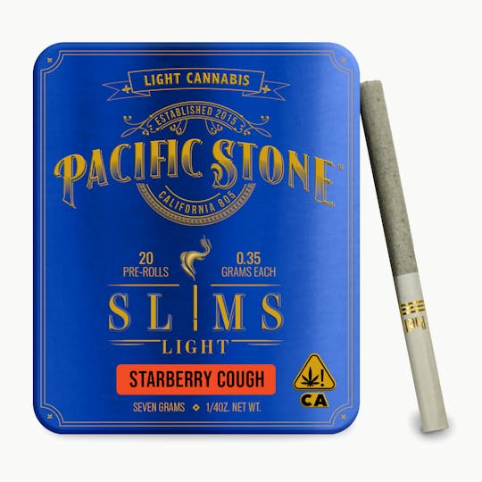 Pacific Stone - Starberry Cough Sativa Slims Light 20-Pack (7g) - 1
