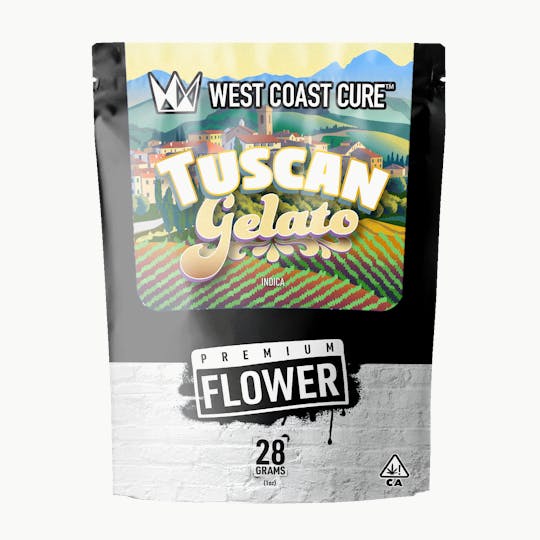 West Coast Cure - Tuscan Gelato - 28g Premium Flower - 1