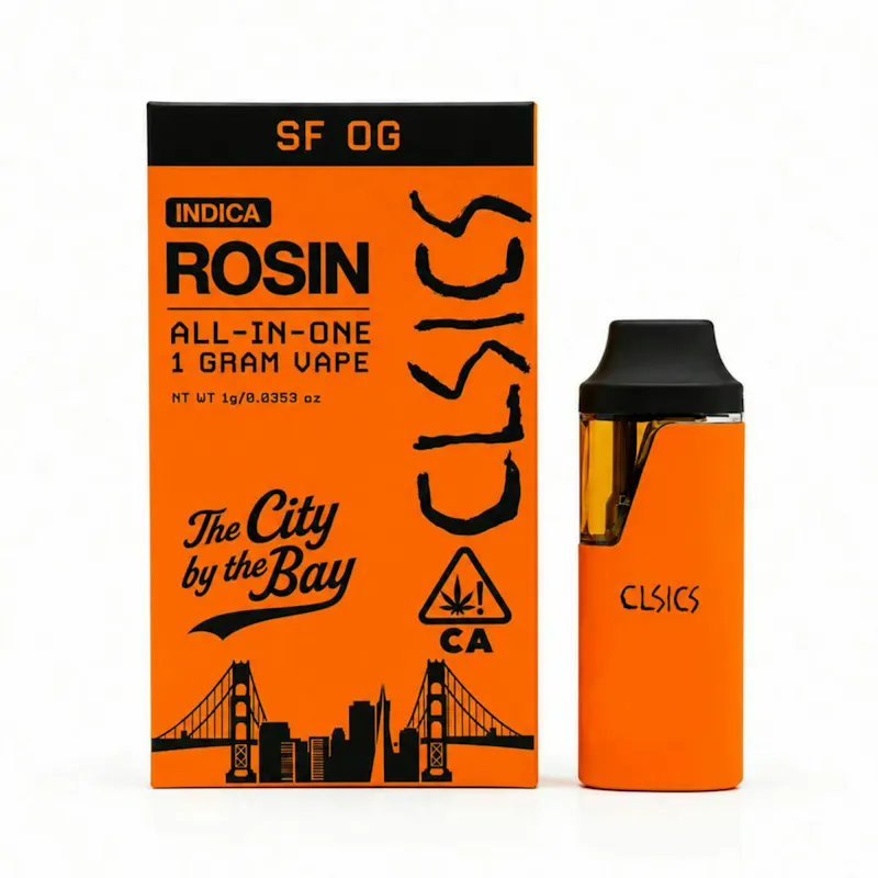 CLSICS - SF OG - Live Rosin All in One Vape - 1g