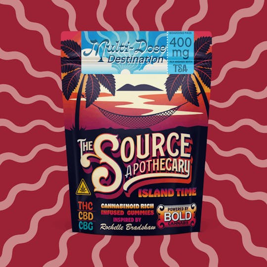 The Source Apothecary - Island Time CBD/CBG Enriched 400mg Gummies - 1