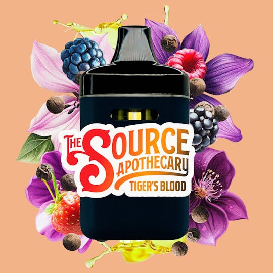 The Source Apothecary - Tiger's Blood 2g AIO Cart - 1