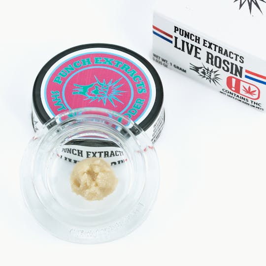 Punch Edibles & Extracts - Shyt Breath Silver Tier Live Rosin Cold Cure Badder (1g) - 1