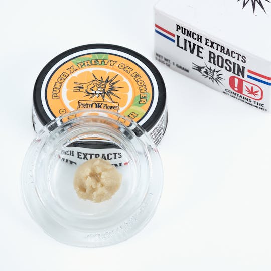 Punch Edibles & Extracts - Orange Power Silver Tier Live Rosin Cold Cure Badder (1g) - 1