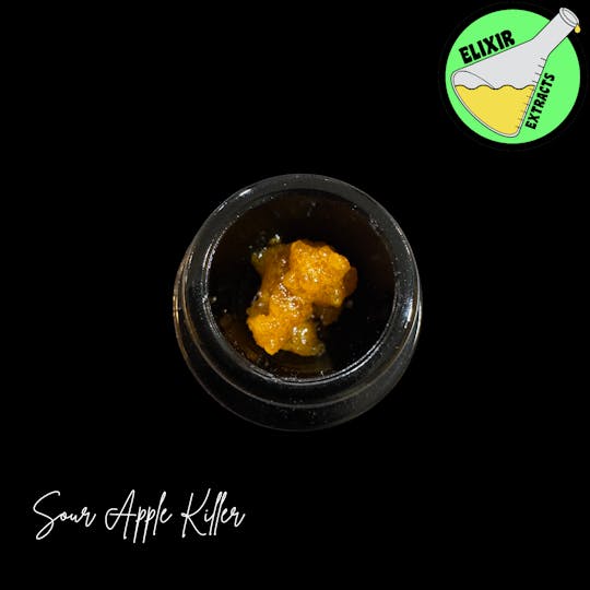 Elixir Extracts - Sour Apple Killer Cured Resin (1G) - 1