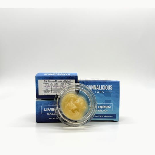 Cannalicious Labs - Caribbean Breeze Live Resin - Hybrid - 1