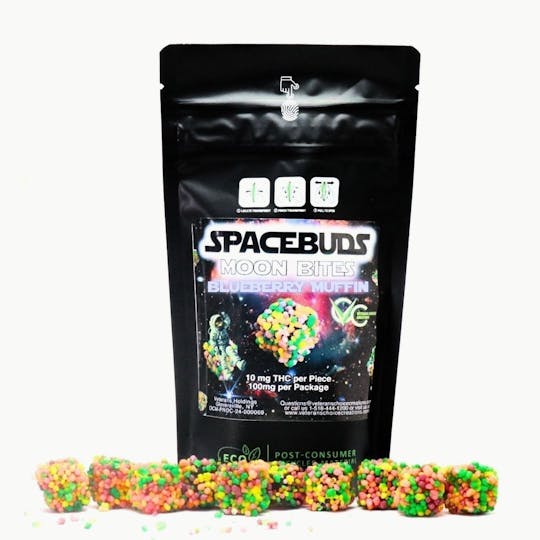 Spacebuds - 100mg Moon Bites | Blueberry Muffin - 1