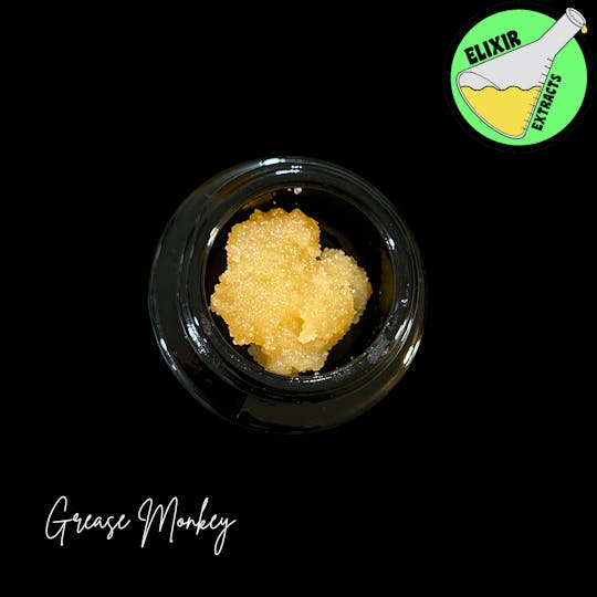 Elixir Extracts - Grease Monkey Cured Resin Baller Jar (3.5G) - 1