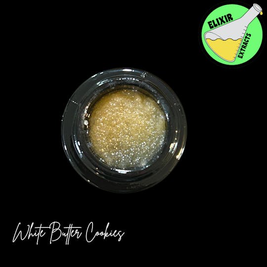 Elixir Extracts - White Butter Cookies Cured Resin Baller Jar (3.5G) - 1