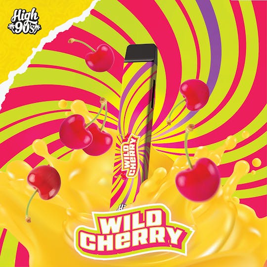 HIGH 90s - High 90s : Wild Cherry 1g All-In-One Vape - 1