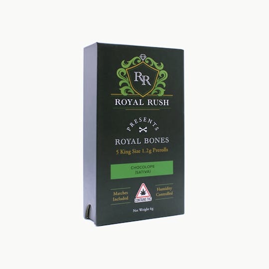 Royal Rush - Royal Bones Pre-Roll 1.2g 5pk - Chocolope (S) - 1