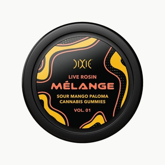 Dixie Brands - Dixie- Sour Mango Paloma Gummies Live Rosin Melange 200mg Gummies - 1