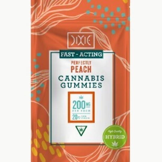 Dixie Brands - Dixie - Perfectly Peach 200mg Gummies - 1
