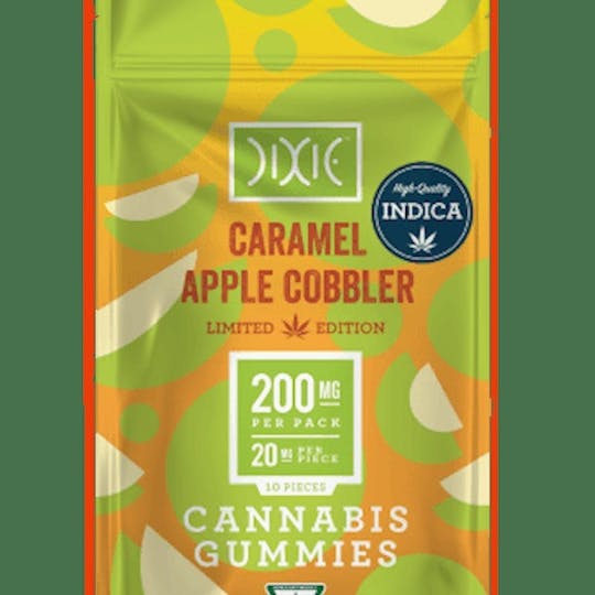 Dixie Brands - Dixie - Caramel Apple Cobbler 200mg Gummies - 1