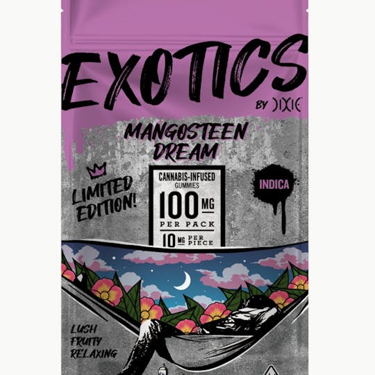 Dixie Brands - Dixie- Exotics Mangosteen Dream 200mg Gummies - 1