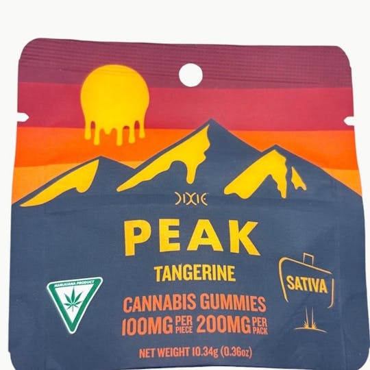 Dixie Brands - Dixie - PEAK Tangerine 200mg Gummies - 1