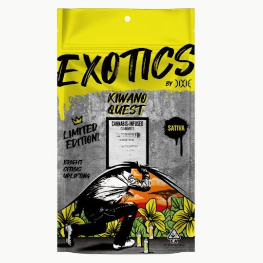 Dixie Brands - Dixie- Exotics Kiwano Quest 200mg Gummies - 1