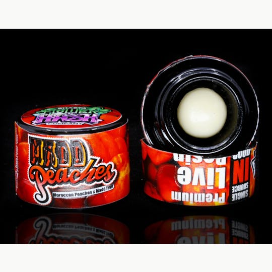 Shasta Flower and Hash Company - Shasta Hash Co. Madd Peaches T1 Live Rosin 1g - 1