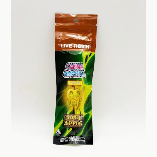 Canna America - Sour Apple - Live Resin AIO 1g - 1